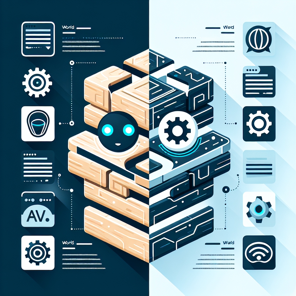 Illustration of an isometric virtual assistant character integrated with technology and data systems.