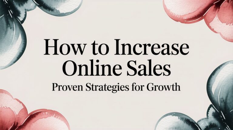 How to Increase Online Sales Proven Strategies for Growth