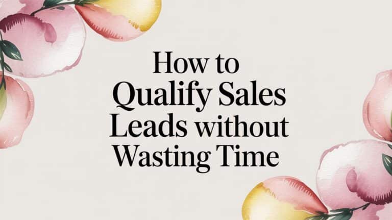 How to Qualify Sales Leads Without Wasting Time
