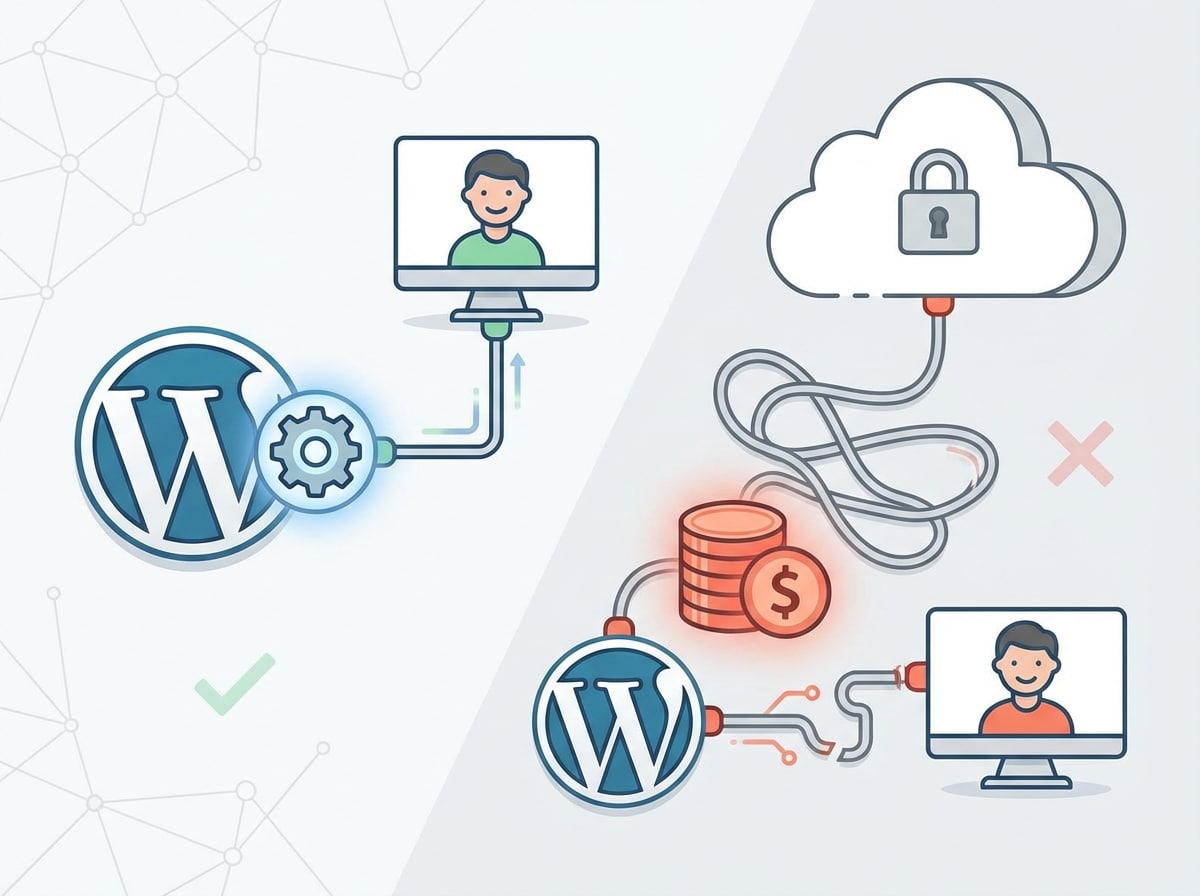 Illustration for: Why Native WordPress Plugins Beat External SaaS
