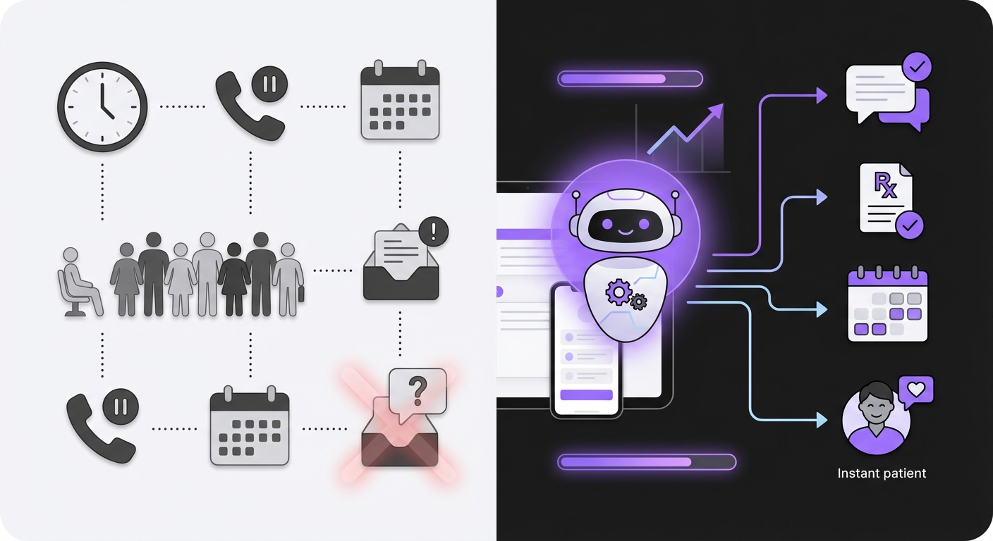 Illustration for: Why Your Healthcare Practice Needs an AI Chatbot in 2025