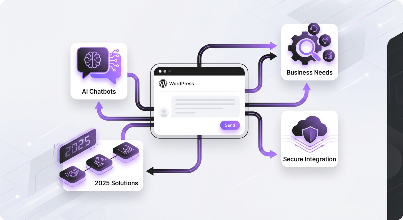 Illustration for: The Best AI Chatbot Solutions for Your WordPress Site