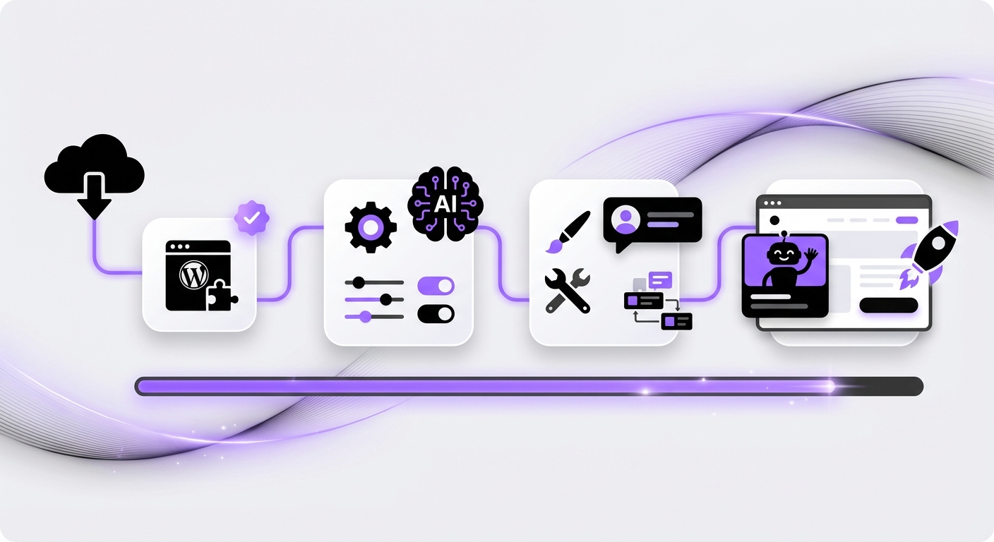 Illustration for: A Step-by-Step Guide to Your WordPress AI Chatbot Setup