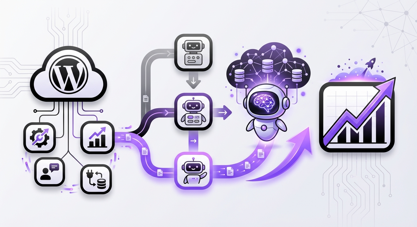 Illustration for: How to Choose the Right Scalable AI Chatbot for Your WordPress Site
