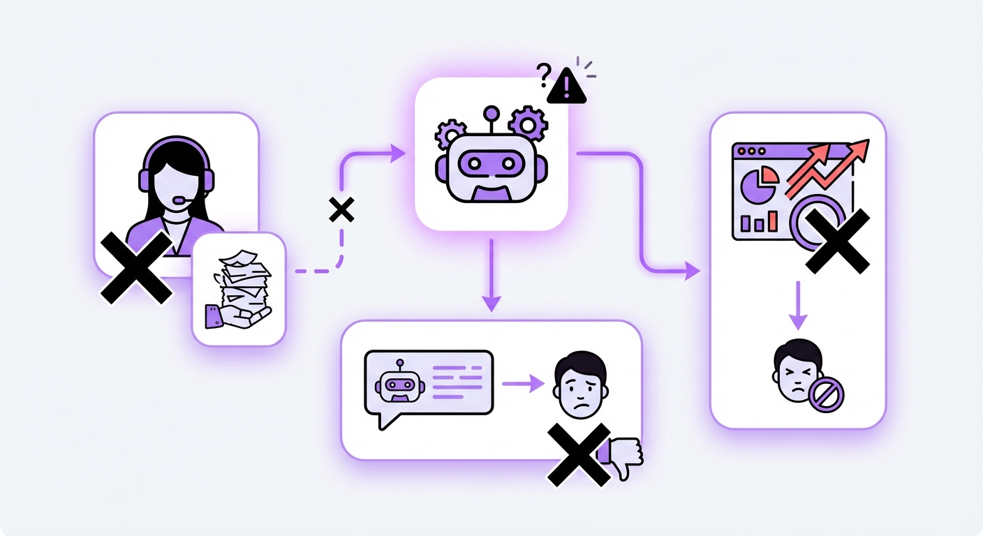 Illustration for: Common Mistakes to Avoid When Automating Support