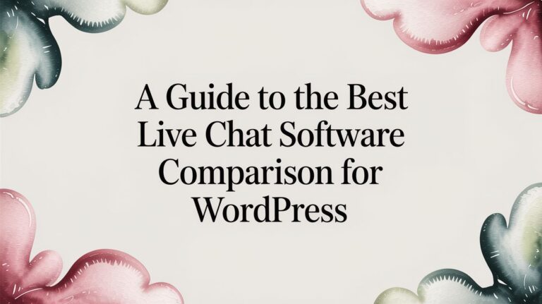 A Guide to the Best Live Chat Software Comparison for WordPress
