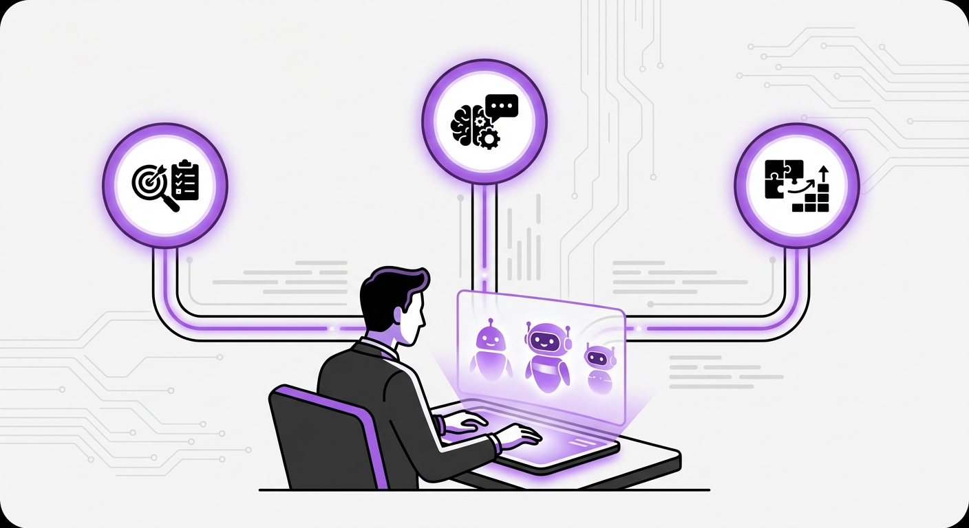 Illustration for: How to Choose the Right AI Chatbot Solution
