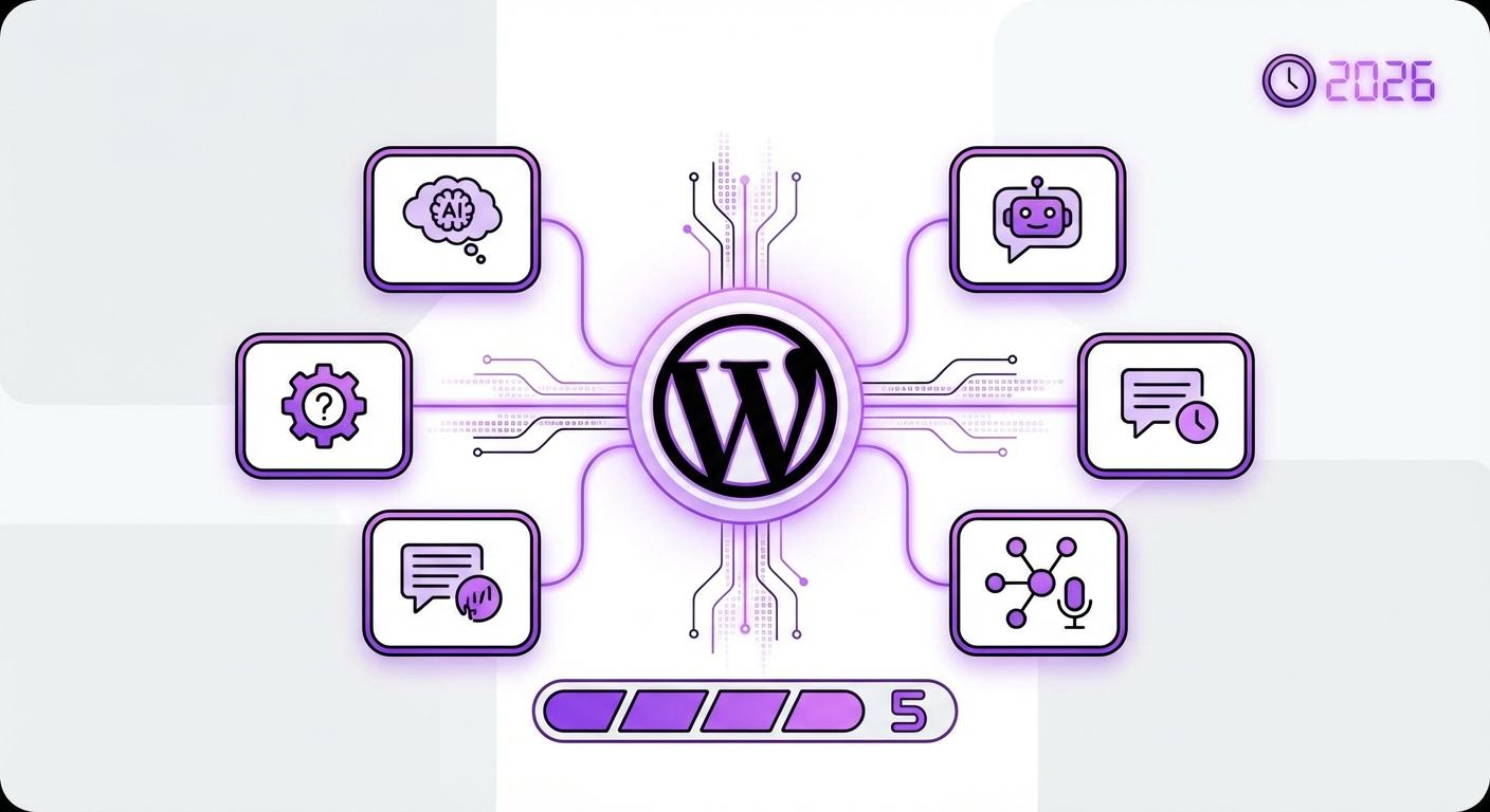 Illustration for: The 5 Best Chatbot Plugins for WordPress in 2026