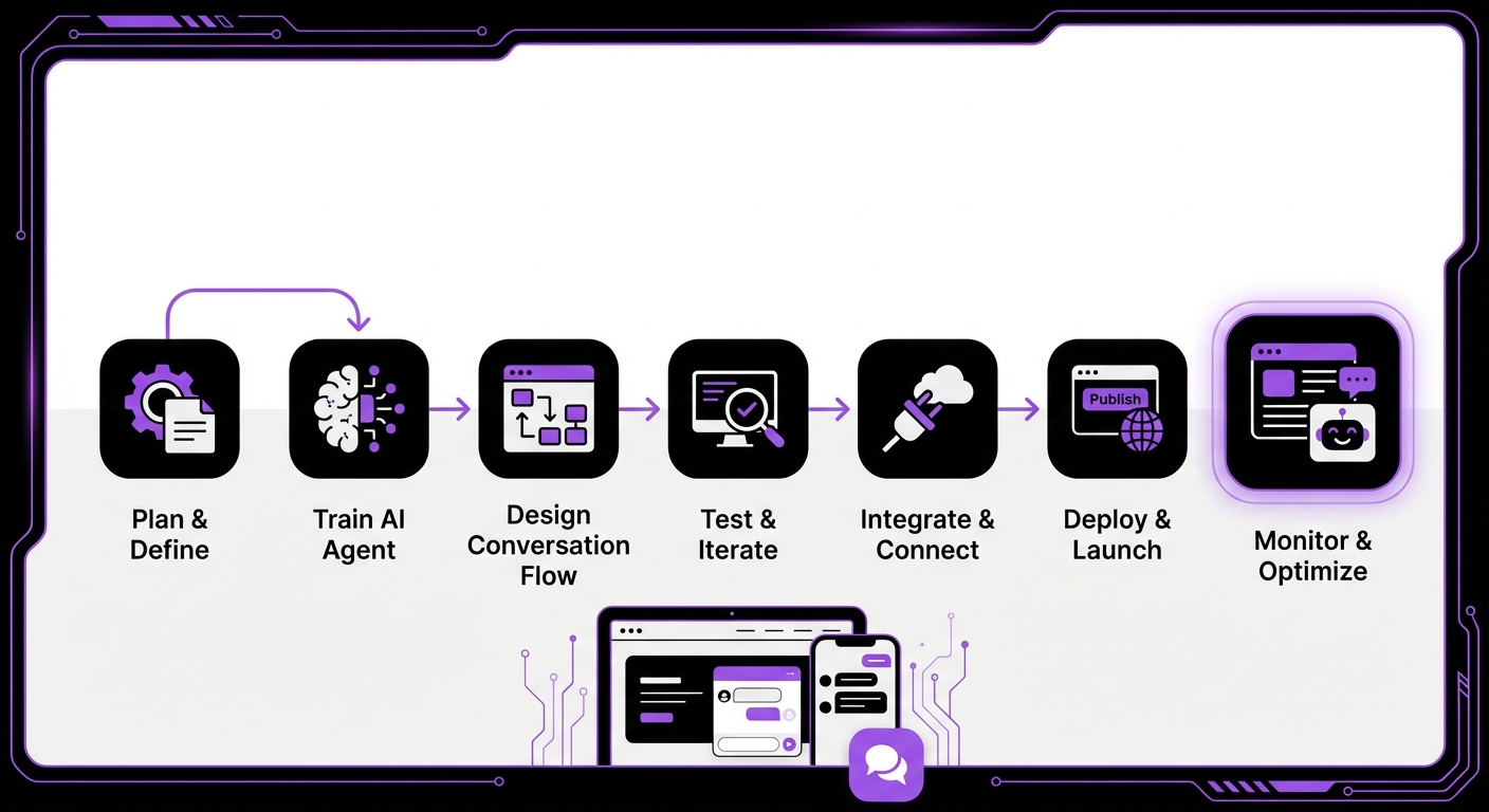 Illustration for: A Step-by-Step Guide to Creating a Chatbot Without Code