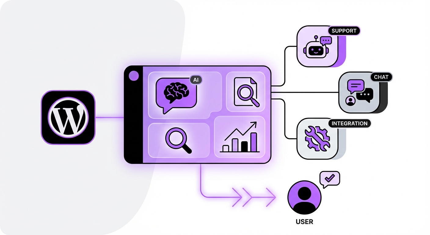 Illustration for: The Best AI Chat and Support Plugins for WordPress