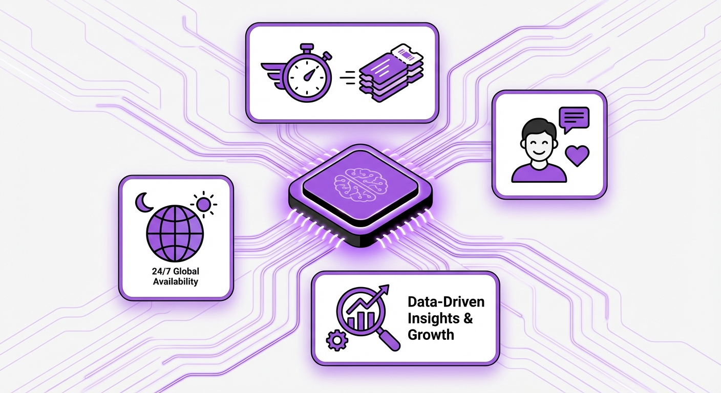 Illustration for: What to Expect: The Outcomes of Successful AI Implementation