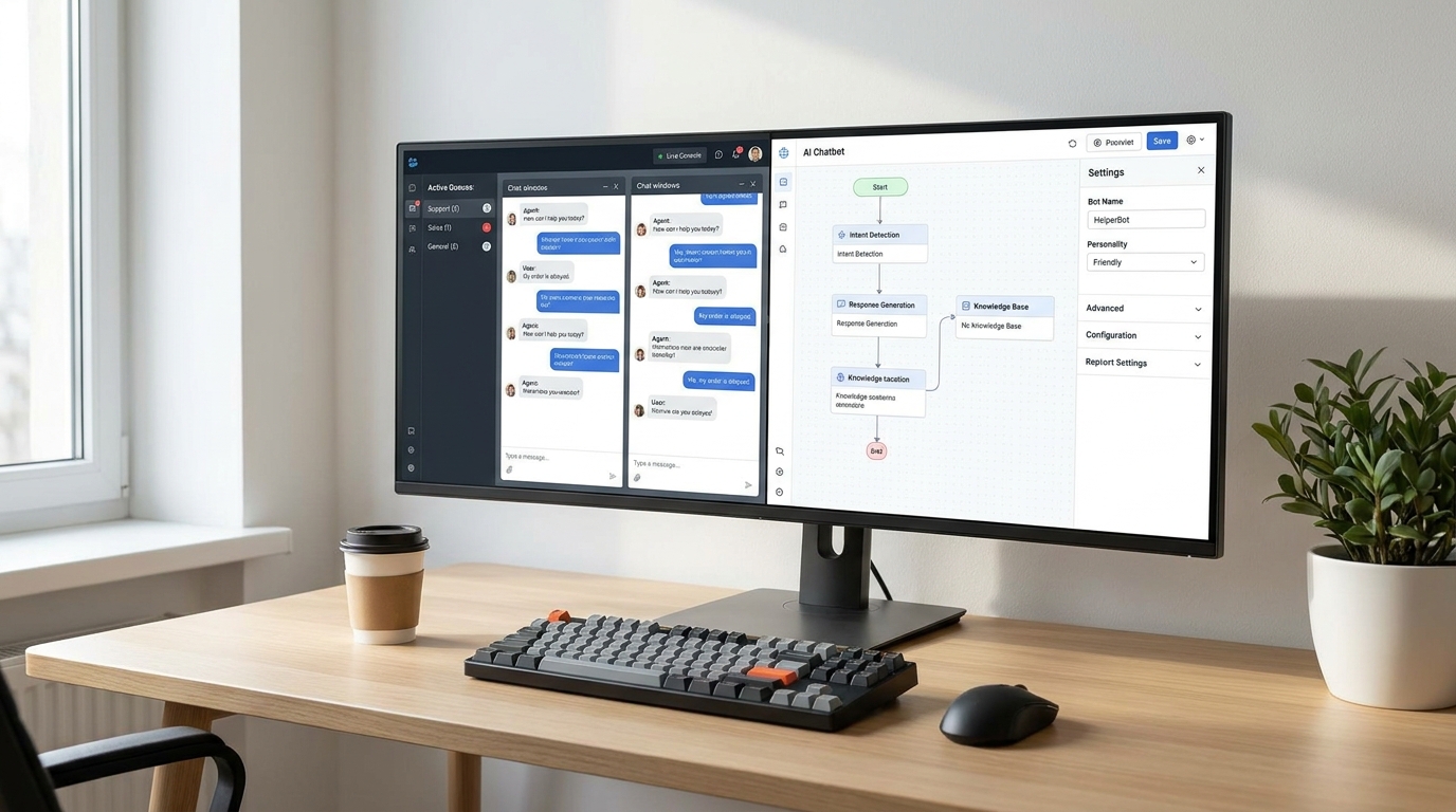 LiveChat vs MxChat dashboard comparison for WordPress site owners