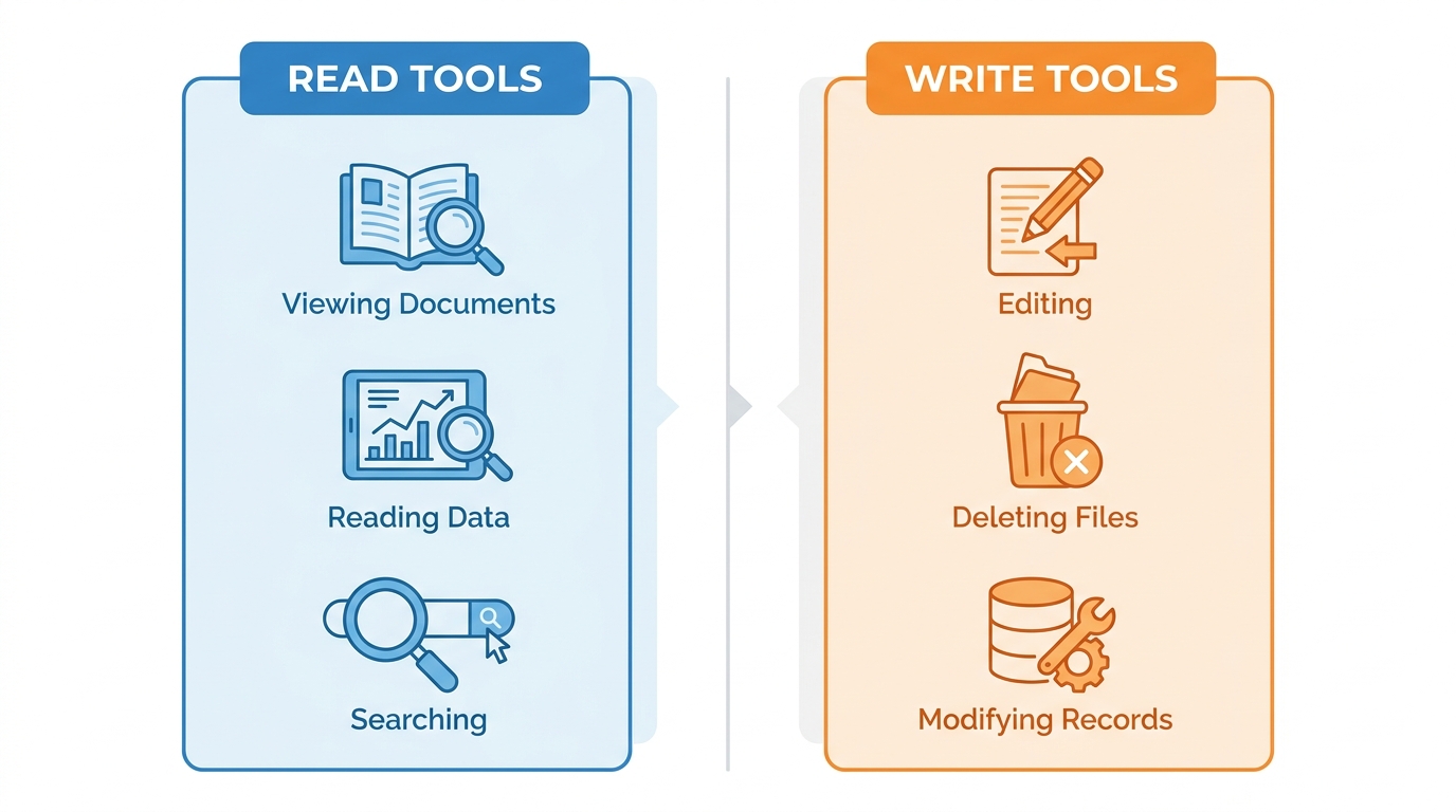 Diagram of a WordPress site exposing plugin abilities as MCP tools to an external AI agent
